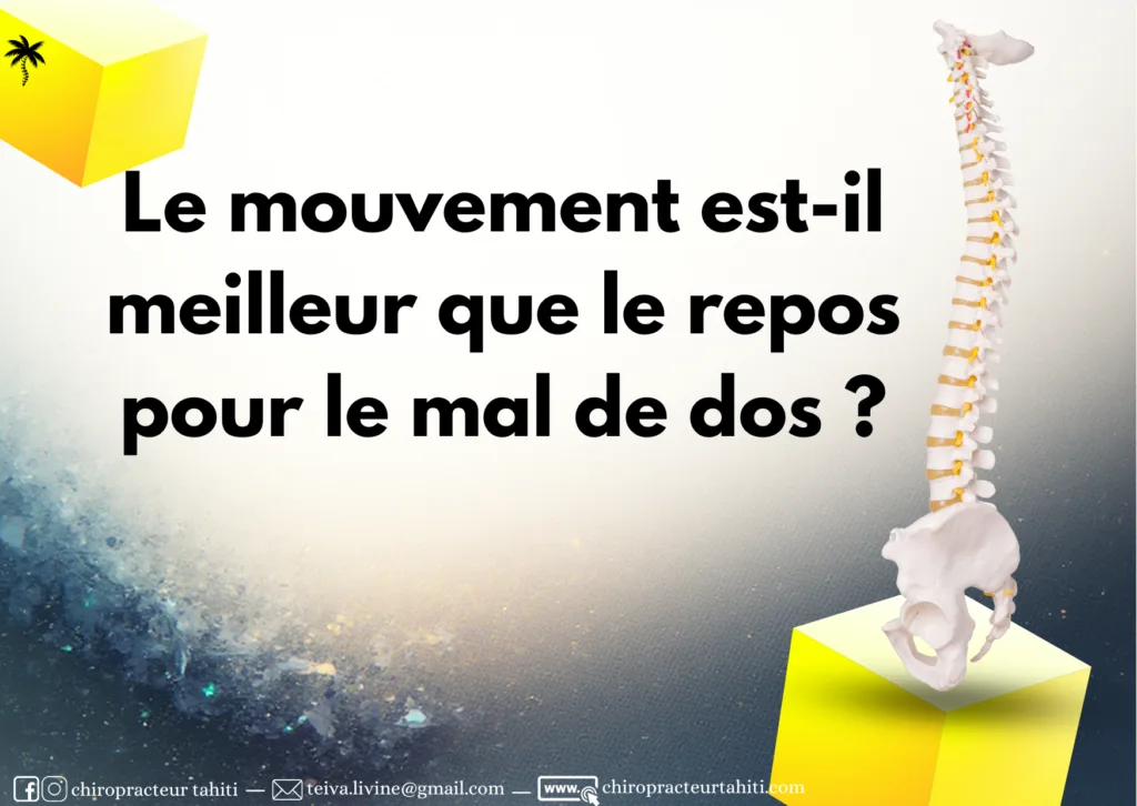 Le mouvement est-il meilleur que le repos pour le mal de dos ?