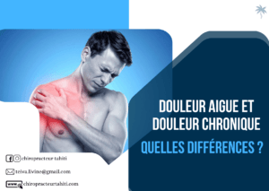 douleur aiguë et douleur chronique, les différences